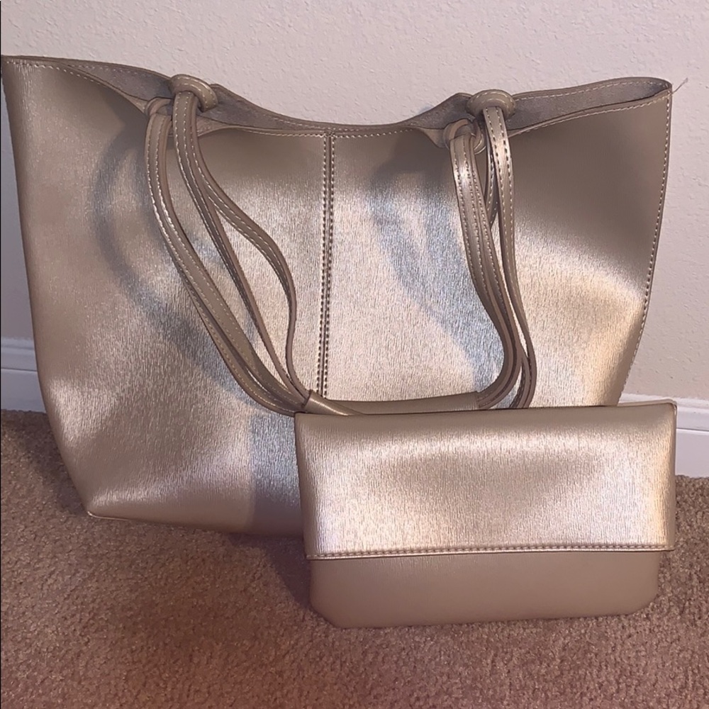 Nordstrom Purse w/ Small Hand Purse